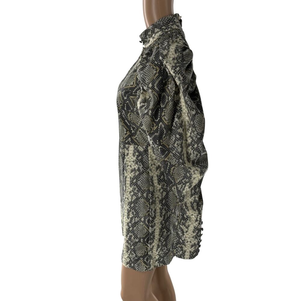 Rotate Birger Christensen Python Snake Print Kim … - image 7
